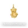 Anh�nger Kinderschmuck aus Gold 333 als B�r 