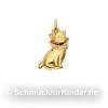 Anh�nger Kinderschmuck aus Gold 333 als Katze 