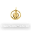 Taufring Kinderschmuck Anh�nger Gold 333 Zirkonia Schutzengel 