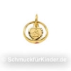 Taufring Kinderschmuck Anh�nger Gold 333 Rubin Schutzengel 