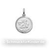 Anh�nger Kinderschmuck aus Silber 925 als Herz mit Engel 