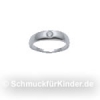 Taufring Kinderschmuck Silber 925 mit Zirkonia 