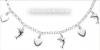 Armband Kinderschmuck aus Silber 925 Herz und Delfin 