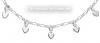 Armband Kinderschmuck aus Silber 925 Herz 