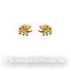Ohrstecker Kinderschmuck aus Gold 333 als Elephant 