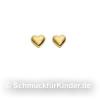 Ohrstecker Kinderschmuck aus Gold 333 als Herz 