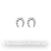 Ohrstecker Kinderschmuck aus Silber 925 Hufeisen 