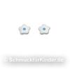 Ohrstecker Kinderschmuck aus Silber 925 Blume Zirkonia 