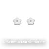 Ohrstecker Kinderschmuck aus Silber 925 Blume Zirkonia 