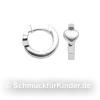 Creolen Kinderschmuck aus Silber 925 mit Herz 