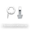 Creolen Kinderschmuck aus Silber 925 mit Schmetterling 