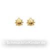 Ohrstecker Kinderschmuck aus Gold 333 als Marienk�fer 