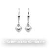 Ohrh�nger Kinderschmuck aus Silber 925 als Herz 