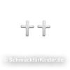 Ohrstecker Kinderschmuck aus Silber 925 Kreuz 