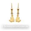 Ohrh�nger Kinderschmuck aus Gold 333 als Hase 