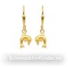 Ohrh�nger Kinderschmuck aus Gold 333 als Delfin 