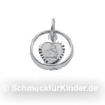 Taufring Kinderschmuck Anhänger Silber 925 Engel Herz